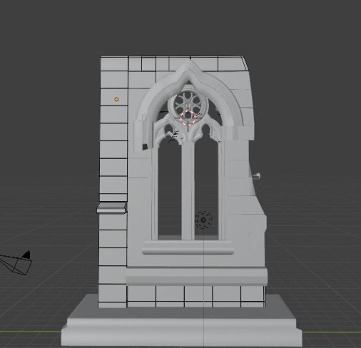 muro gotico 3d hecho por mi